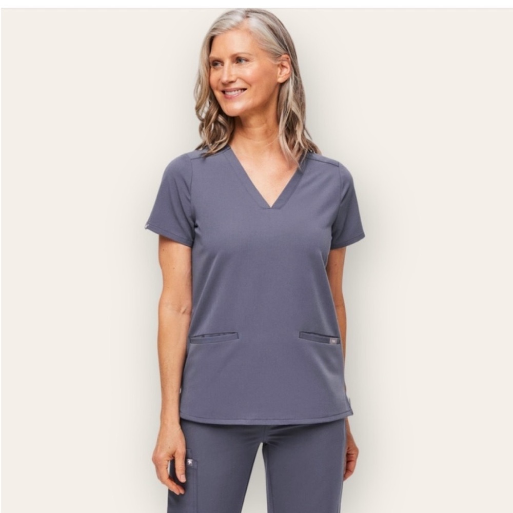 Figs xs space navy top